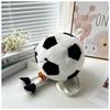Plush Soccer Toy Backpack For Kids With Breathable Lightweight Design For School And Play