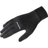 Salomon AGILE WARM GLOVE U Outdoor Fäustlinge, Unisex, LC1897600, Tiefschwarz, Größe XS