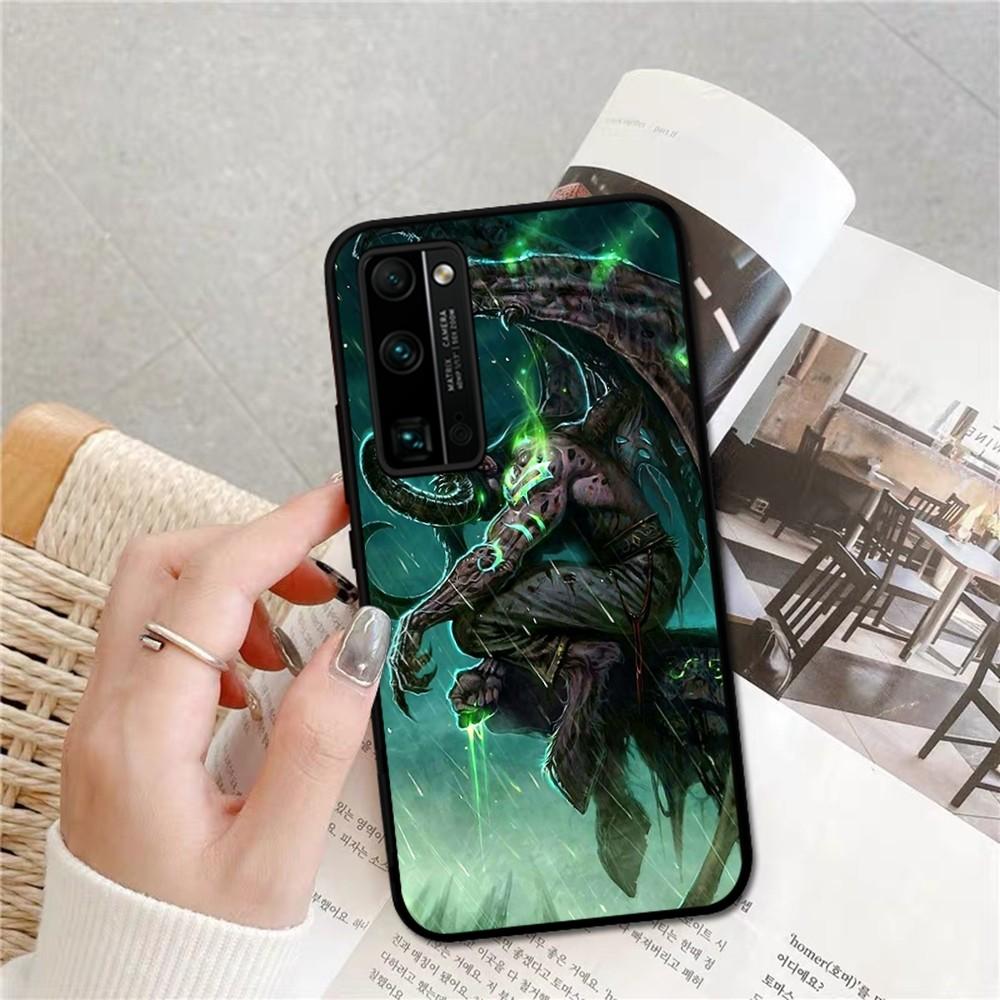 World Of Warcraft Phone Case For Huawei Honor 10 Lite 9 20 7A 9X 30 50 60 70 Pro Plus Soft Silicone Cover