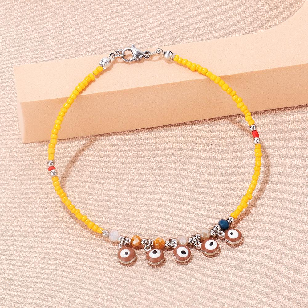 Retro Boho Shell Anklet for Women, Summer Beach Vacation Handmade Foot Jewelry