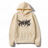 Felpa con Cappuccio Gotica Uomo Donna Felpe alla Moda Autunno Inverno Pile Streetwear Top