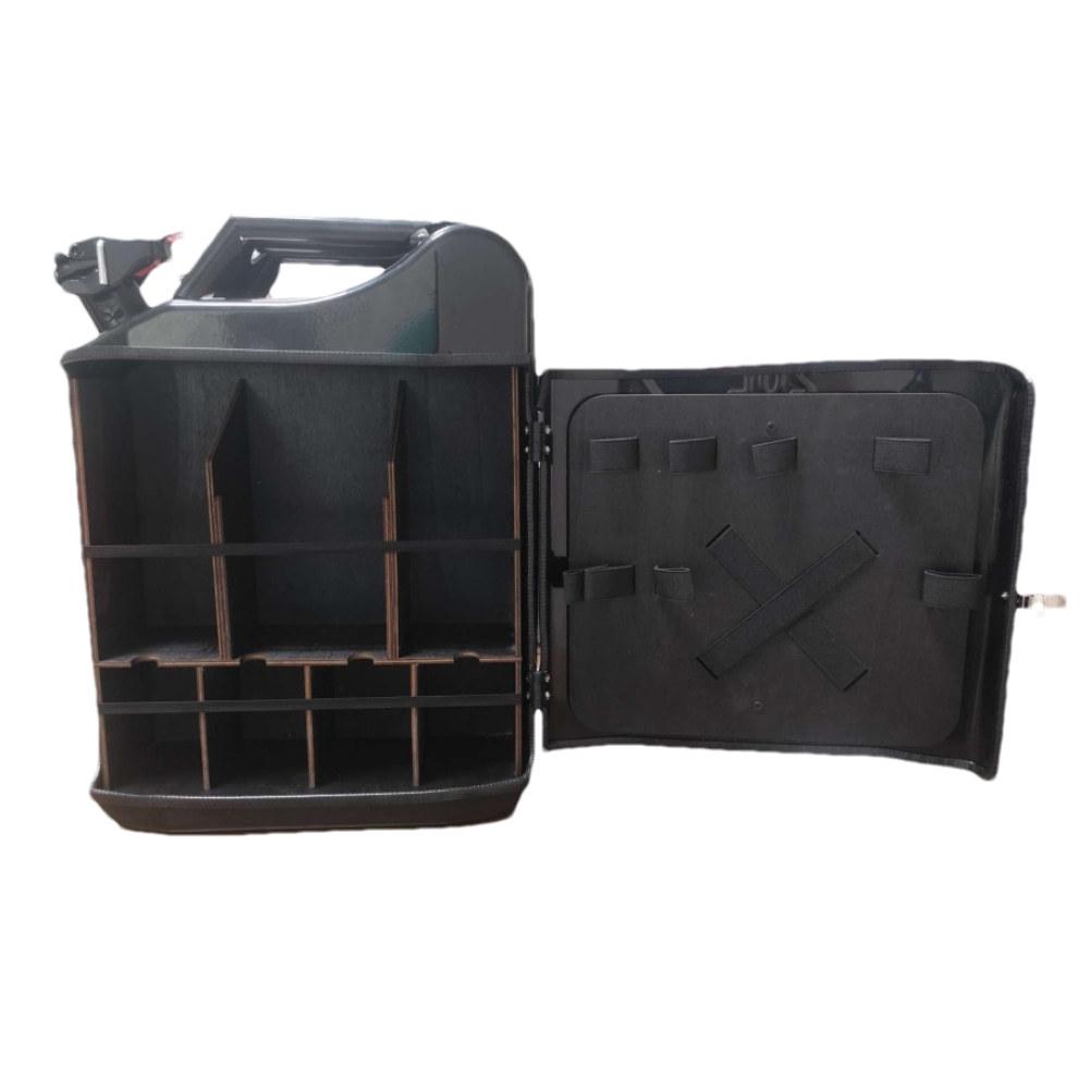 Oil Drum Wine Cabinet: Jerry Can Mini Bar Christmas Gift