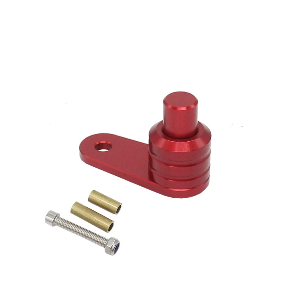 Motorcycle Parking Brake Switch, NSS Forza Brake Clutch Lever Lock, NMAX 155 and More Made of Aluminum Alloy (Red)