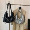 Retro Shoulder Bag, Women's Trendy Fashion and Simple Korean Tote Bag, Casual Large-capacity Shoulder Bag.