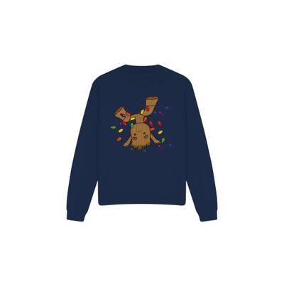 Guardians Of The Galaxy Unisex Adult Groot Christmas Lights Sweatshirt