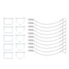 Sicherheitsbolzen-Set Edelstahl 6 x 70 mm Quadrat D-Form für ATVs UTVs ORVs SUVs LKW Anhänger mit Winden