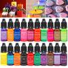 Corantes para Velas 10ml Corante à Prova de Vazamento Altamente Concentrado Essência de Cor para Aromaterapia Corante para Sabão Pigmento Tonalizante para Cera de Soja Parafina Corante para Casa