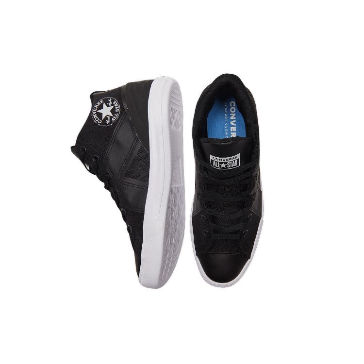 Converse Chuck Taylor All Star Flux Pantofi Canvas Mid-Top Versatili Foarte Confortabili Adidași Unisex Negru A01169C