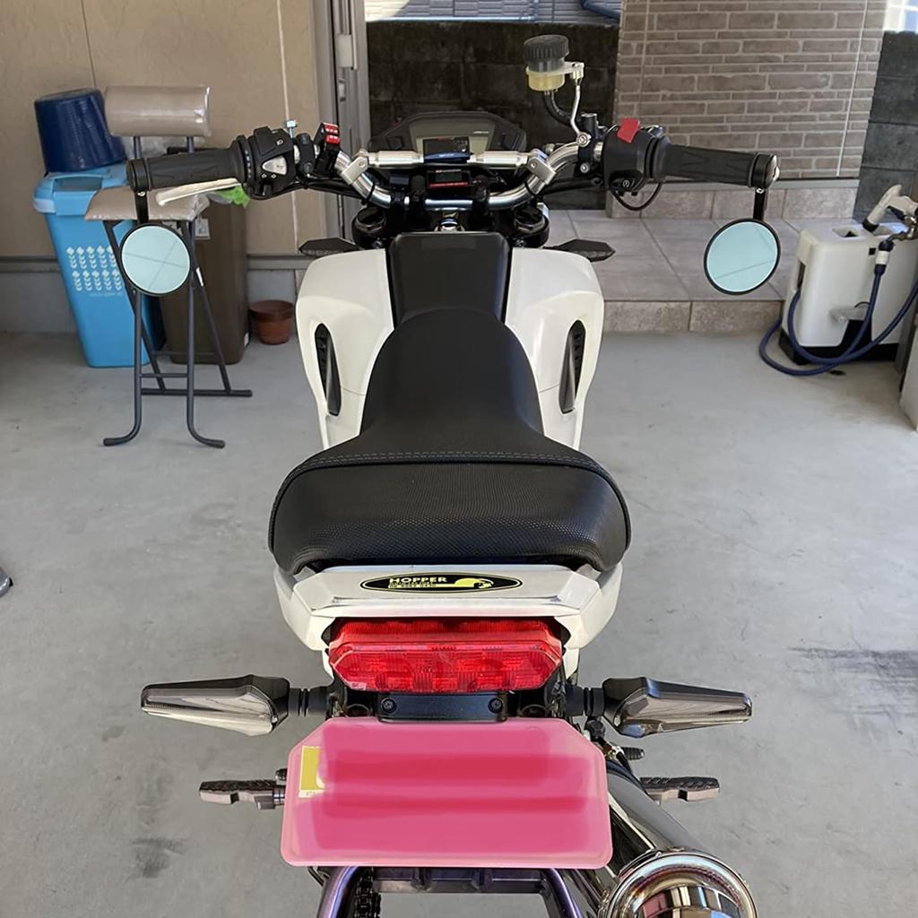 MAKGAGAAI Bar End Mirror: Motorcycle Left and Right Set Motorcycle
