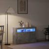 Concrete Grey Sideboard 116 x 30 x 75 cm Engineered Wood