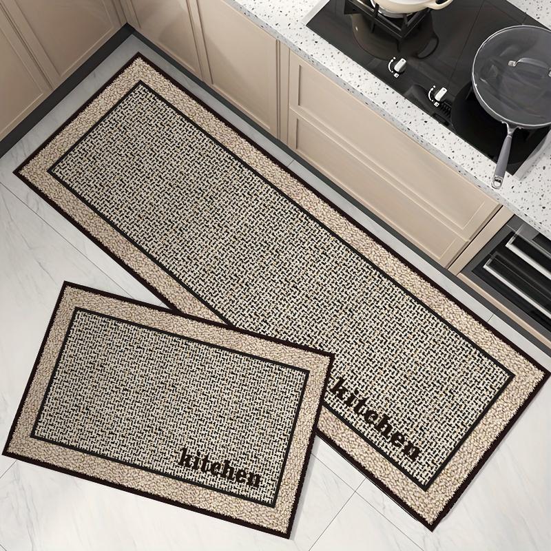 

Длинный коврик для кухни из диатомовой грязи с принтом, квадратный бытовой нескользящий коврик, впитывающий коврик для ванной комнаты, коврик для ресторана, придверный коврик 45cmx60cm