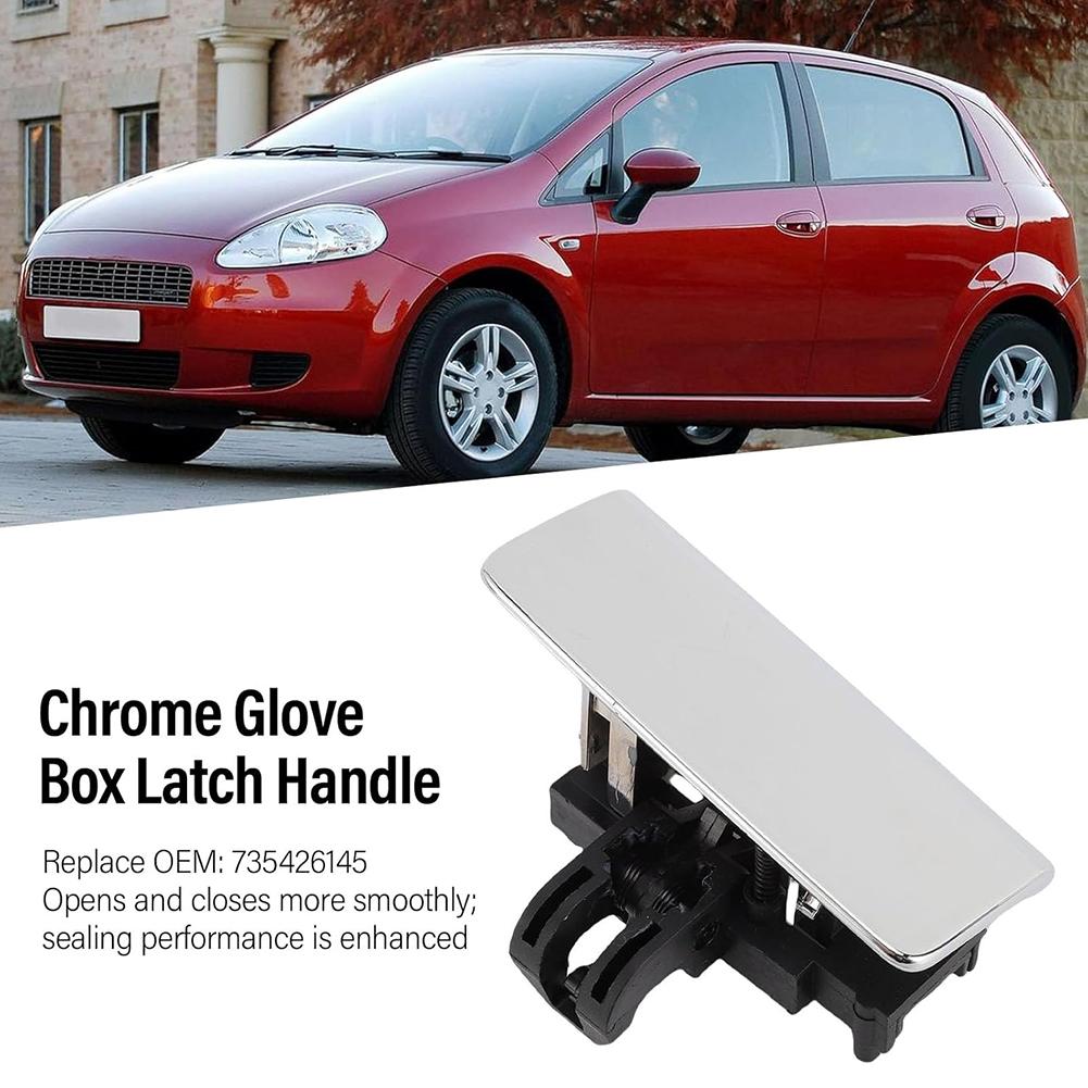 As Shown In The Picture Chrome Glove Box Handle Aftermarket Parts Enhanced Safety Features For Fiat Grande Punto