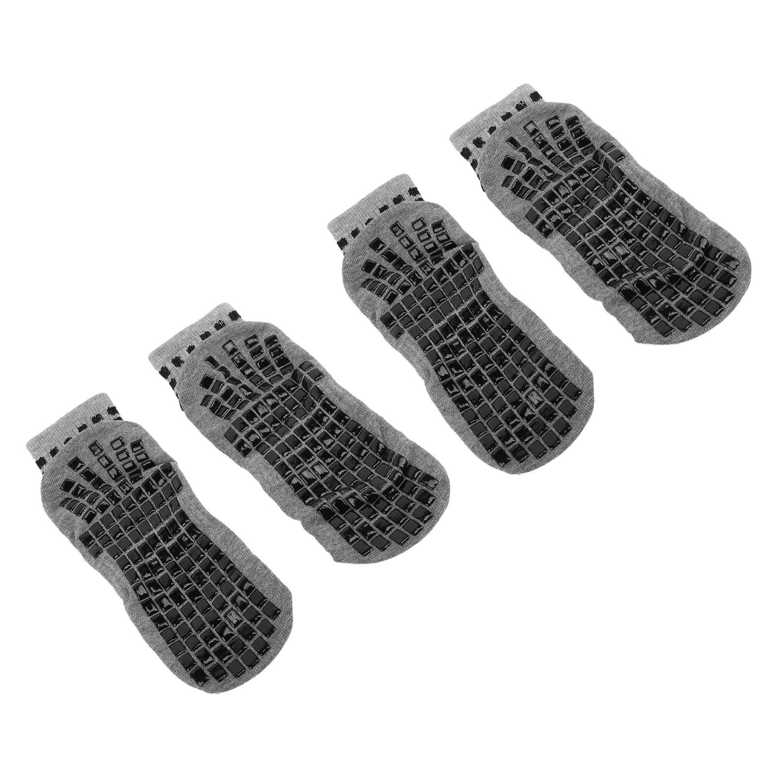 

2 пары носков для пилатеса, теплые носки с захватами, дышащие, удобные носки с захватами для зимнего отдыха на открытом воздухе