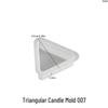 DIY Silicone Mold for Triangle, Square, Circle, Pentagon, Semicircle, Trapezoid, and Cloud Aromatherapy Plaster Candles