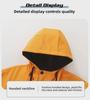 Men's Hong Kong Style Loose Casual Baseball Jacket - Spring/Autumn, Oversized Functional Workwear