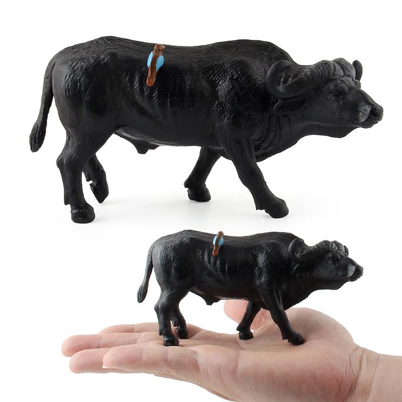 Buffalo Static Water Model Plastic Animal Figurine Educational Toy Children For