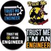 Lapel Badge Brooch Pin Engineering Cost Control Brooch English Letters Brooch  Clothes Pins