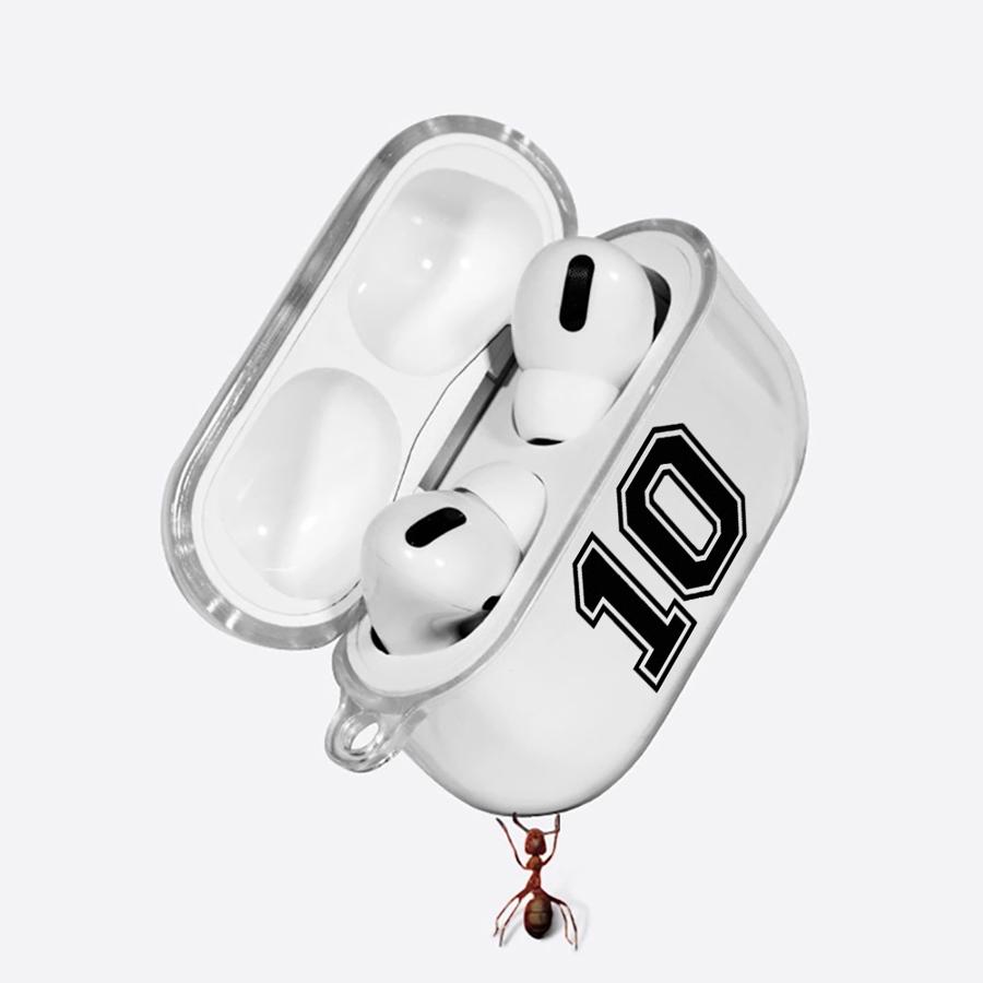 Lucky Numbers 10 7 Clear Earphone Cases Cover Case For Airpods 4 Pro3 2 Pro 1 Pro2 3
