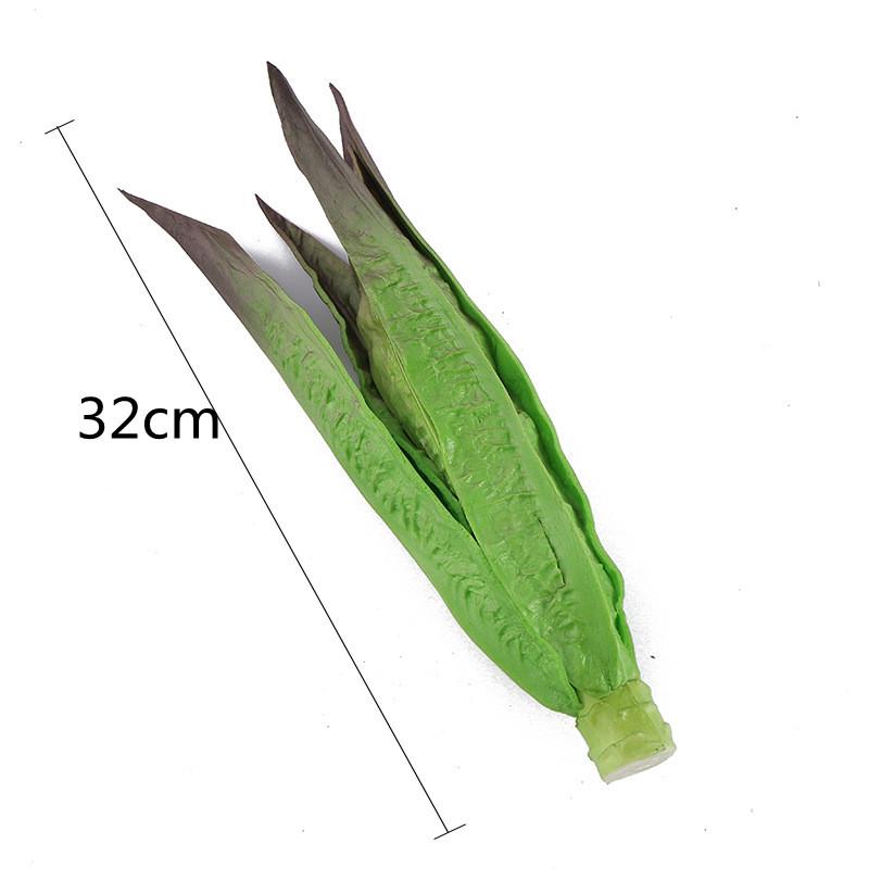 1pcs Artificial Vegetables Simulation Vegetable Model Fake Lettuce Eggplant Photography Prop Kids Play Kitchen Toys