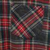 FRUIT OF THE LOOM 70s vintage Check Pattern Long sleeve Flannel shirt M Men's Used