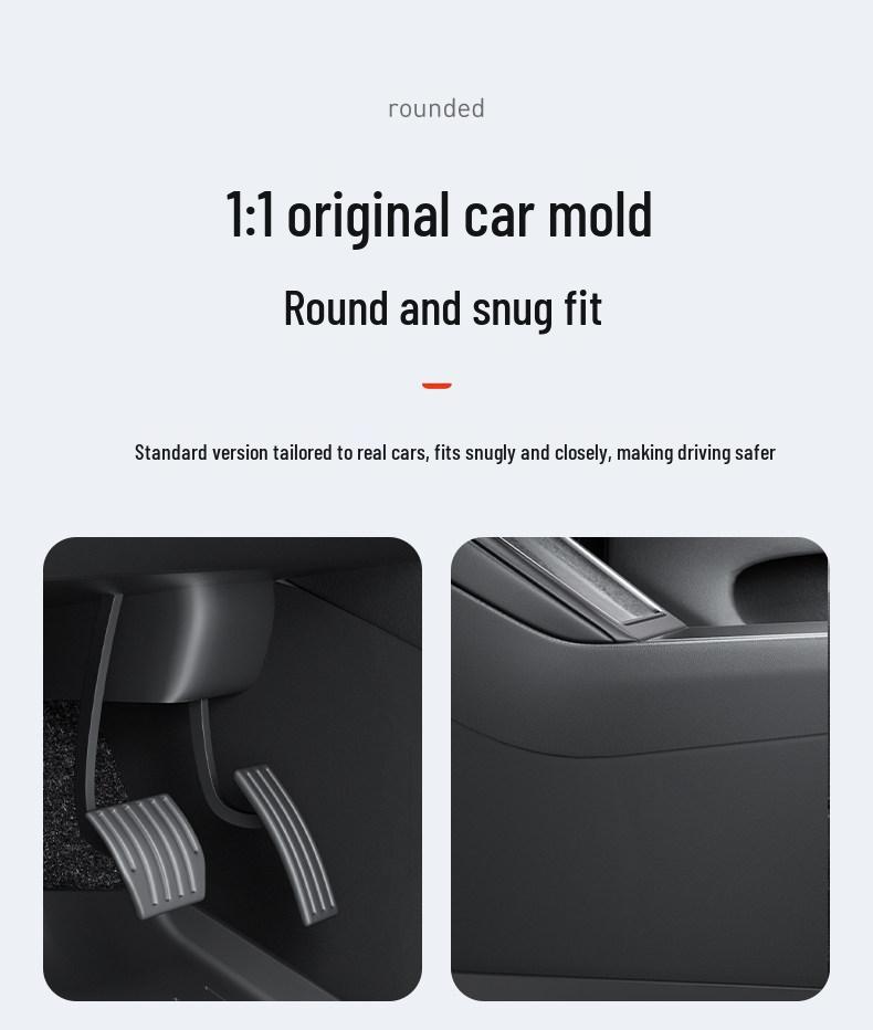 Anti-Kick TPE Corner Protectors for Tesla Model Y Center Console