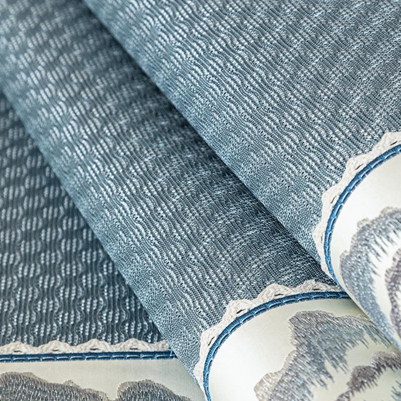 Chinese Printed Summer Cooling Sofa Cushion Luxury Ice Rattan Sofa Cover For Living Room Skin-Friendly Antiskid Recliner Cover