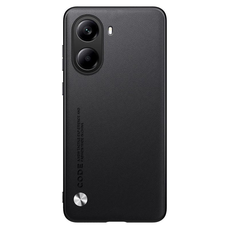Carbon Fibre Leather Case for POCO X7 Pro Matte Silicone Shookproof Bumper Cover Cases for POCO X7 X7Pro Redmi Turbo4
