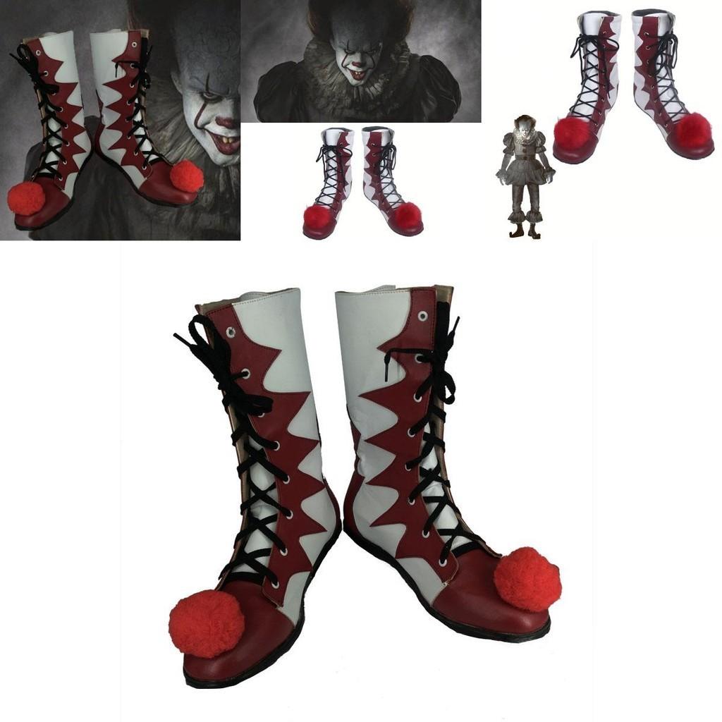 Authentic Joker Pennywise Cosplay It Horror Clown Killer Carnival Shoes Halloween Costume