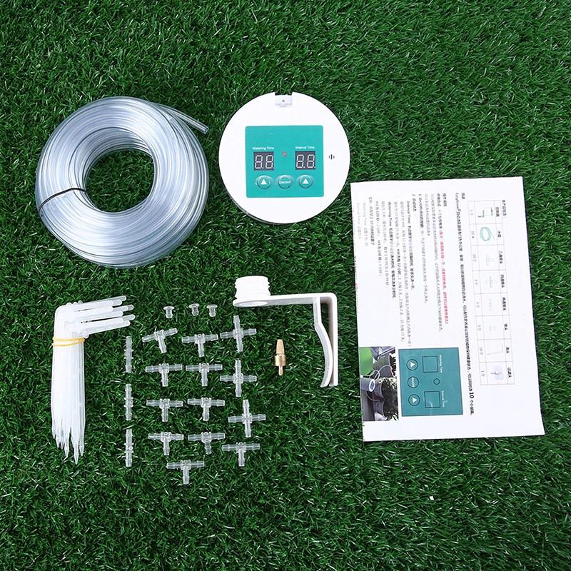 4pcs Automatic Watering Device Garden Watering Device Drip Irrigation Tool Water Pump Timer System for Succulents Plant
