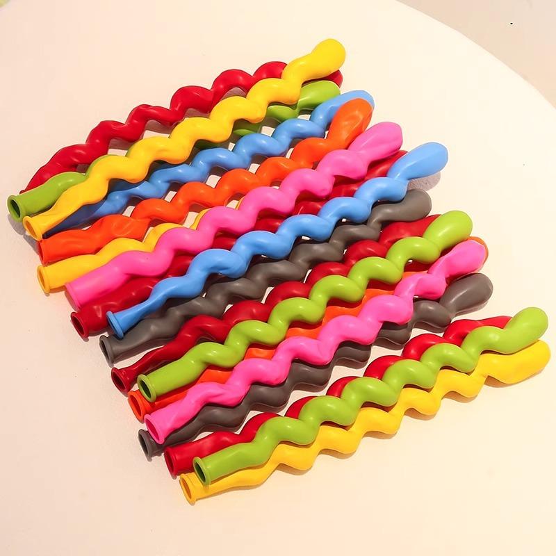 Color Twist Spiral Strip Balloon Baby Children'S Birthday Party Decoration 61 61 Children'S Day Classroom Layout