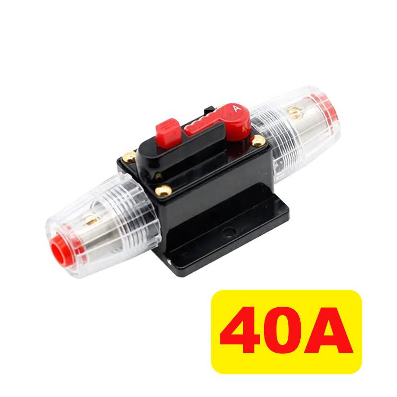 Car Circuit Breaker Fuse Reset 20A 30A 40A 50A 60A 80A 100A 150A Manual Reset Fuse Car Boat Waterproof Marine Circuit Breaker