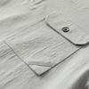 Camisa Polo para Hombre Manga Corta Verano Bolsillo Oversize 8XL Talla Grande Camiseta Cremallera Transpirable Holgada Masculina Suave