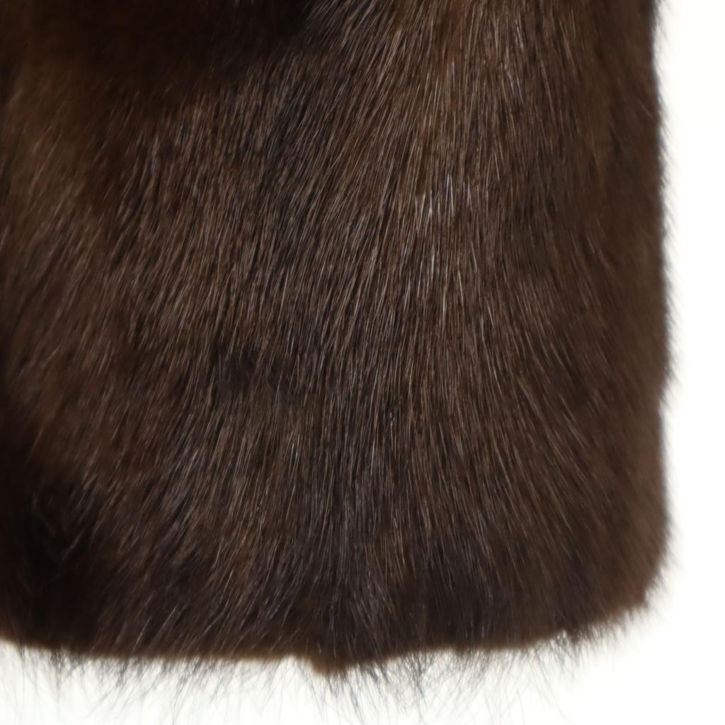 Płaszcz futrzany SAGA MINK 9 Brązowy Damski Używany