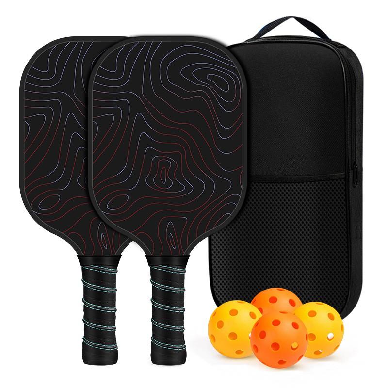 Pickleball Paddle Pro-Grade Glass Fiber Racket Same Style Complete Set Advanced Players