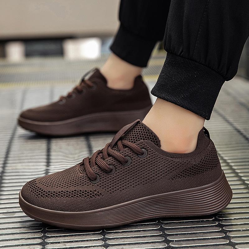 Autumn New Men's Running Shoes Outdoor Casual Breathable Soft Sole Lightweight Shock-absorbing Sports Shoes Couple Shoes