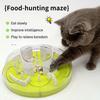 Labirinto Interattivo per Gatti Giocattolo Alimentatore Lento - Ciotola Puzzle Coinvolgente per Gatti, Promuove un'Alimentazione Sana e la Stimolazione Mentale, Materiale Durevole Non Tossico