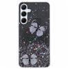 WANLONFENG AW Series for Samsung Galaxy A25 5G (Global) (161.0 X 76.5 X 8.3mm) Case Butterfly TPU Phone Cover with Screen Film