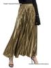 Plus Size High Waist Pleated Beach Skirt for Women - European & American Style