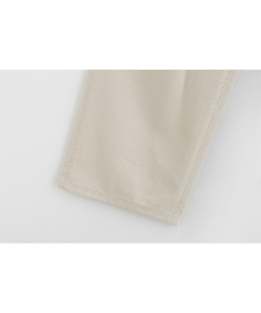 ASHOUR Dart Point Cotton Pants Cream