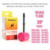 700X18-32c Bike Inner Tube 65mm Riding Racing Bicycles Tire Professional Repairing Foldable Cycling Rider Tyre Spare