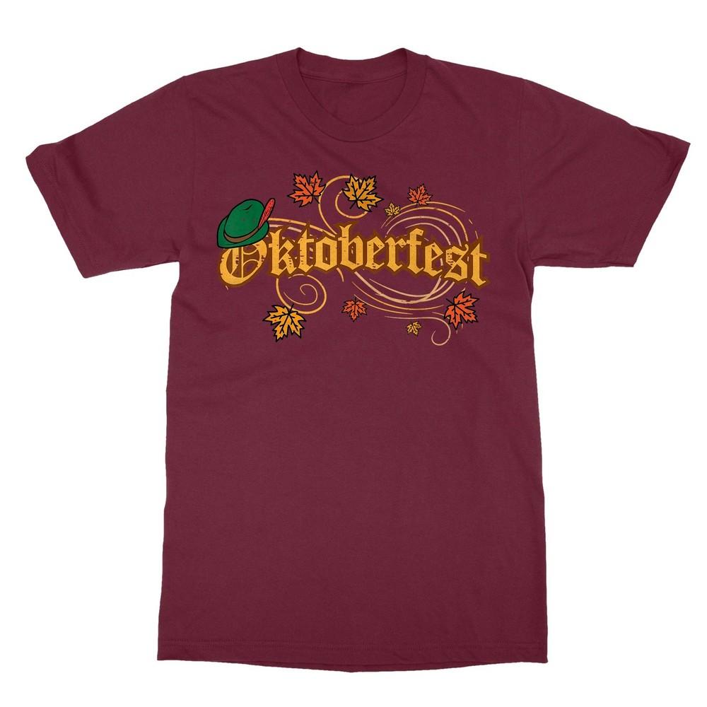 

Oktoberfest Fall Autumn Leaves German Costume Unisex T-Shirt 4XL