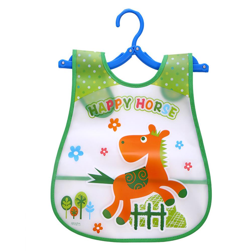 Cute Kid Infant Baby Soft Cartoon Bib Saliva Dripping