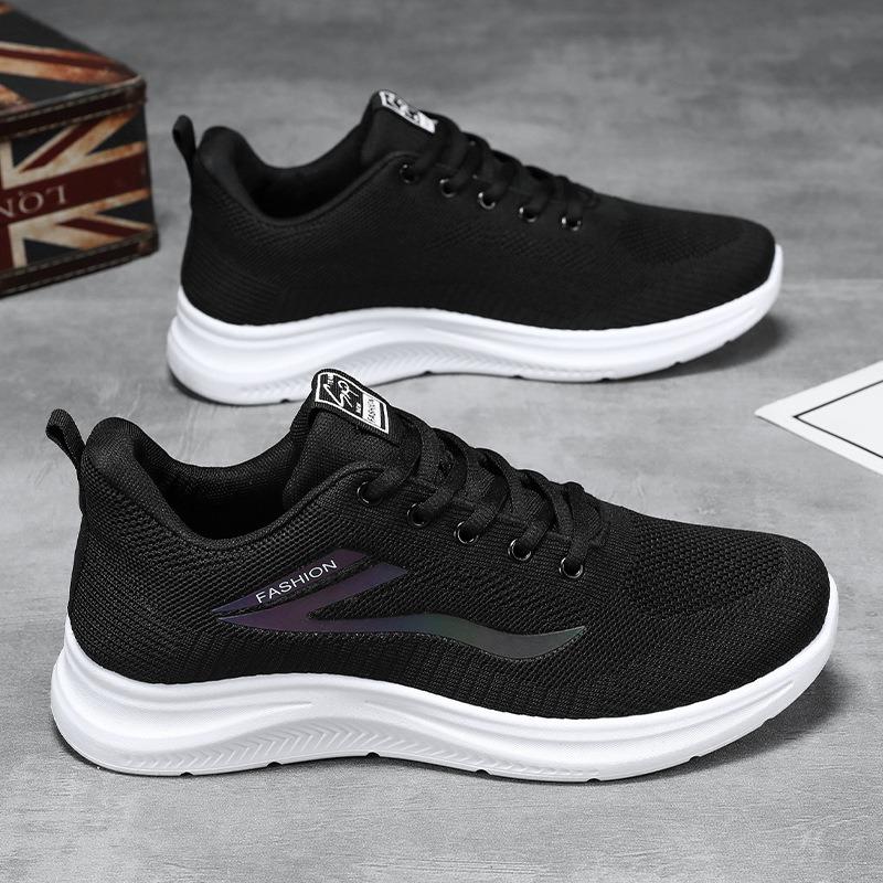 Men's Shoes Spring Simple Single Shoes Versatile Casual Shoes Men's Soft-soled Lightweight Running Shoes Breathable Sports Shoes