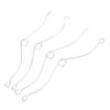 4 Pcs Grille Spring Clip Iron Long Lasting High Hardness Bathroom Fan Cover Springs Clips for Vent Fan Cover
