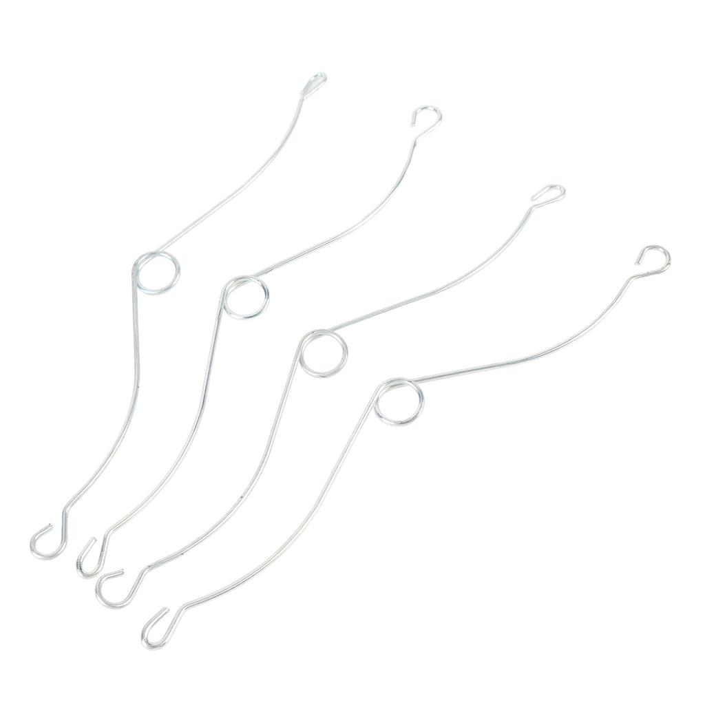 4 Pcs Grille Spring Clip Iron Long Lasting High Hardness Bathroom Fan Cover Springs Clips for Vent Fan Cover