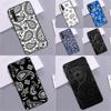 Bandana Seamless Pattern For Huawei Nova 12i 12s 11i 5T Y90 Y70 Y60 Y61 Y91 Y72 9 10 SE P60 Pro P20 P30 P40 Lite Case