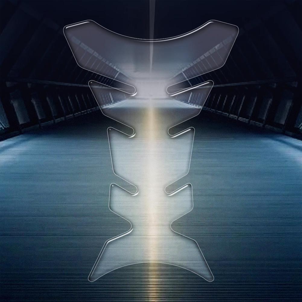 Transparent Motorcycle Oil Tank Decal Fishbone Type Thickened Waterproof Sticke Durable Emblem for Motorcycle Riders