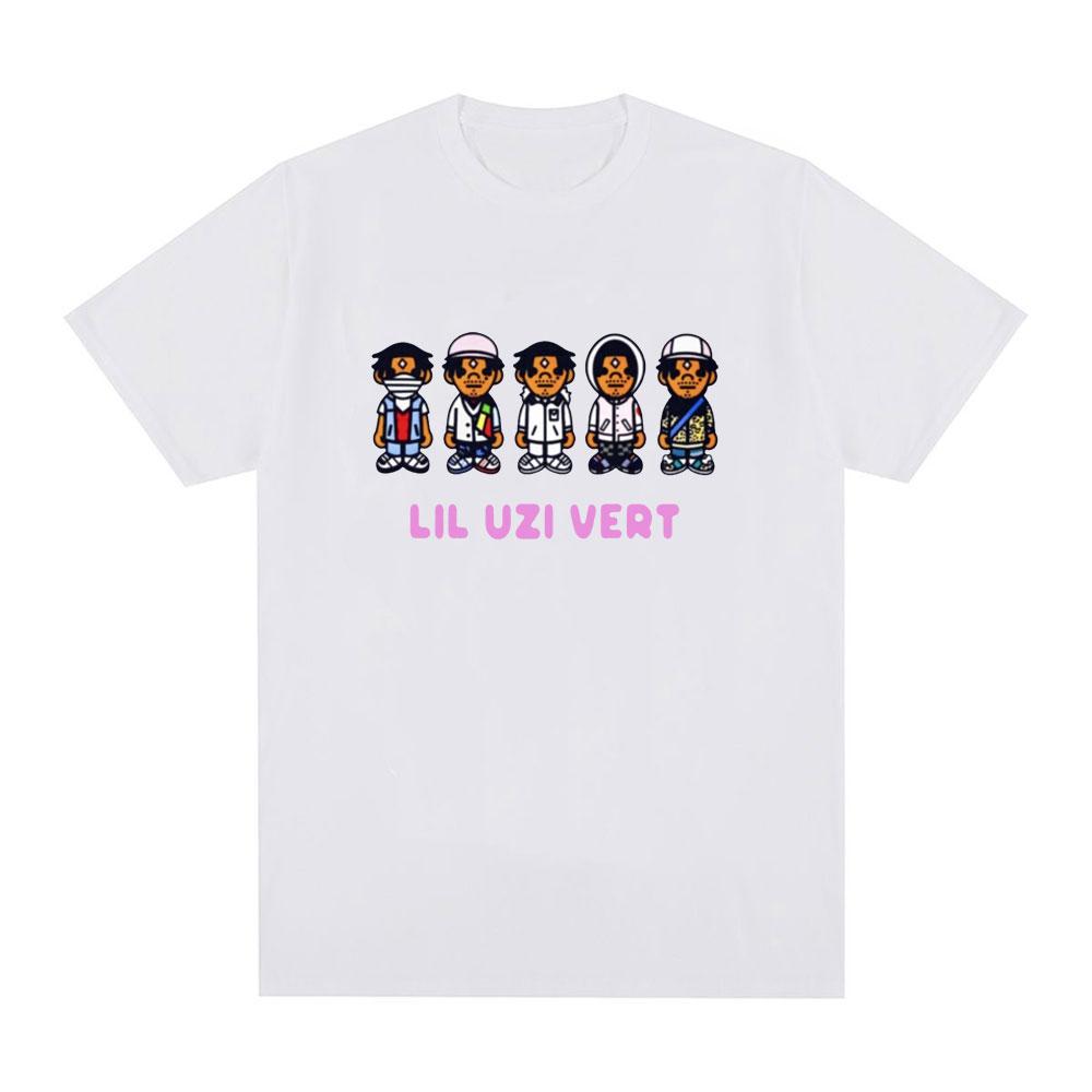 Rapper Lil Uzi Vert Graphic Tshirt Men Fashion Hip Hop Short Sleeve Oversized Tshirts Summer Cotton Comfort Loose T Shirt S