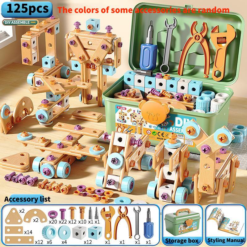 Diy Assembly Toys Repair The Toolbox For Learning Motor Skills Early Education