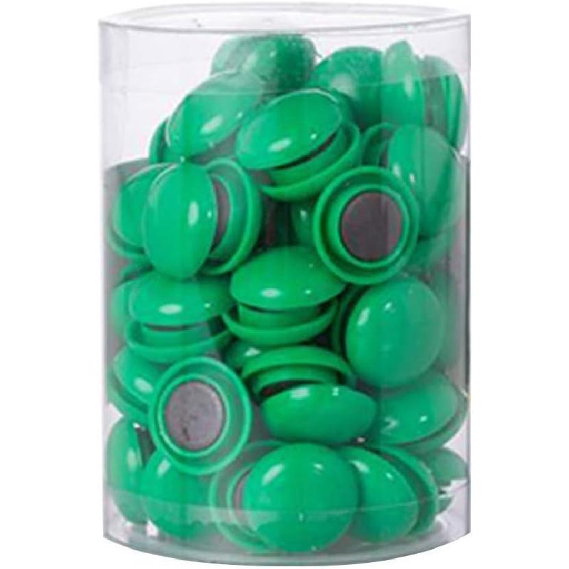 

80 шт. Сверхмощные офисные круглые магниты, для дома, офиса, кухни, холодильника, набор магнитов для белой доски, разные цвета (красный) зелёный